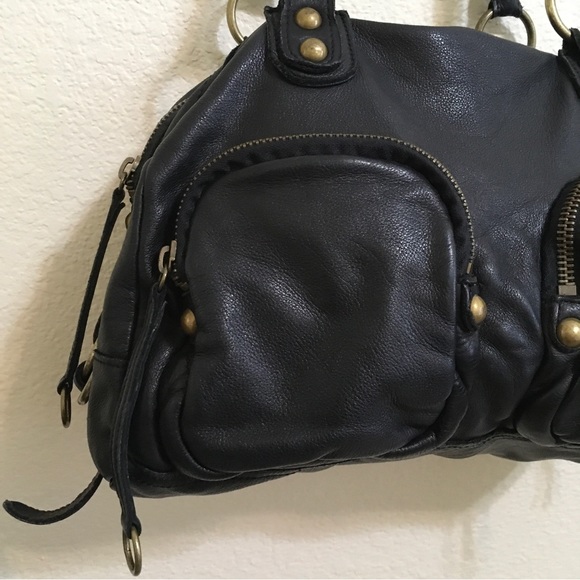 Linea Pelle Black Shoulder Bag - Picture 2 of 8
